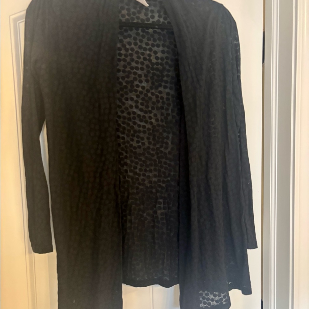 Buttons Black Polka Dot Fabric